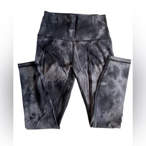 ZYIA Black Active tie-dye Leggings